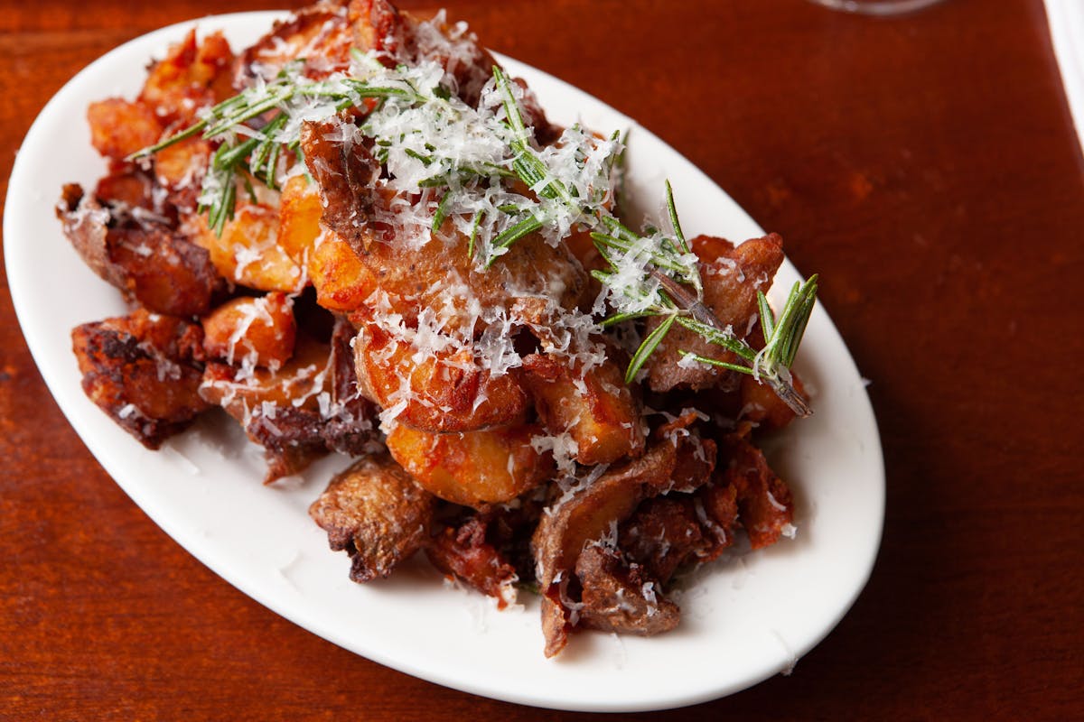a plate of food on a table